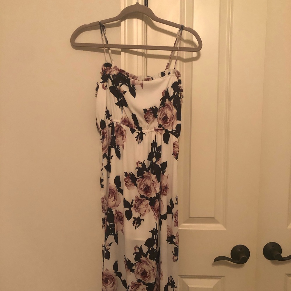 Honey Punch Midi floral dress